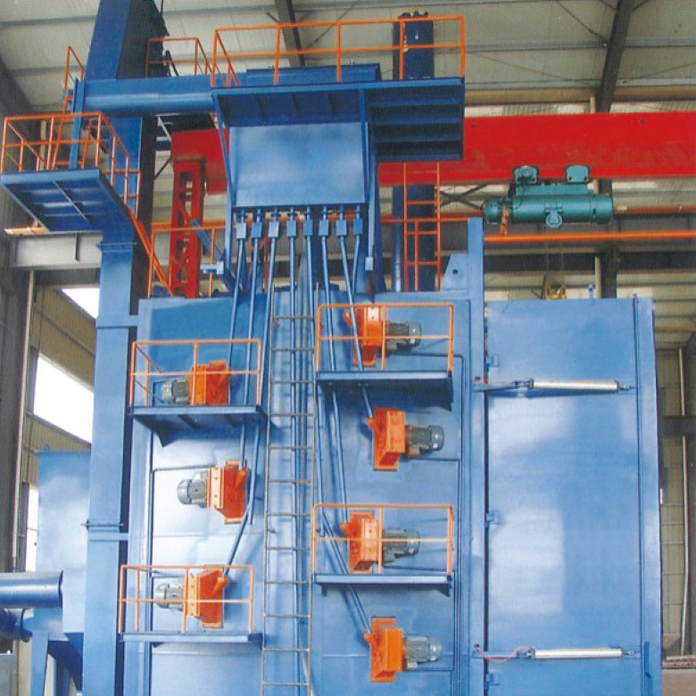 重型吊拋(氣動(dòng)大門)-吊鉤式拋丸清理機(jī)